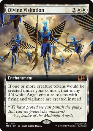 Divine Visitation (Extended Art) (MSC-301)  Foil - Commander: Marvel Super Heroes