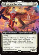 Falcon and Redwing (Extended Art) (MSC-304)  Foil - Commander: Marvel Super Heroes