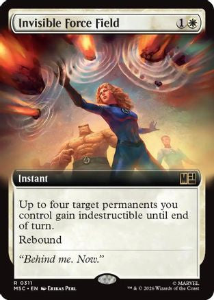 Invisible Force Field (Extended Art) (MSC-311)  - Commander: Marvel Super Heroes