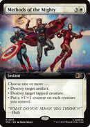 Methods of the Mighty (Extended Art) (MSC-315)  Foil - Commander: Marvel Super Heroes