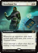 Monologue Tax (Extended Art) (MSC-317)  Foil - Commander: Marvel Super Heroes