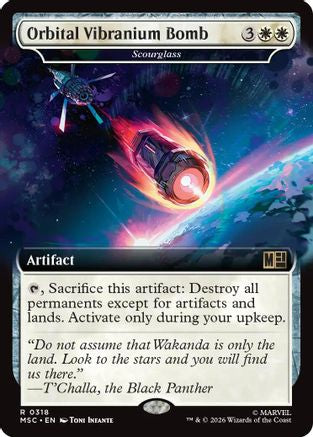 Orbital Vibranium Bomb - Scourglass (Extended Art) (MSC-318)  - Commander: Marvel Super Heroes