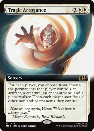 Tragic Arrogance (Extended Art) (MSC-323)  - Commander: Marvel Super Heroes