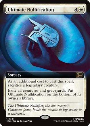 Ultimate Nullification (Extended Art) (MSC-324)  Foil - Commander: Marvel Super Heroes