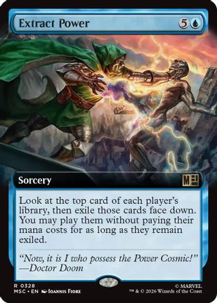 Extract Power (Extended Art) (MSC-328)  Foil - Commander: Marvel Super Heroes