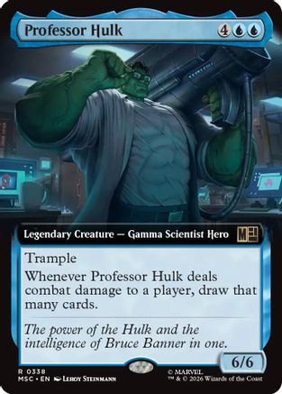 Professor Hulk (Extended Art) (MSC-338)  Foil - Commander: Marvel Super Heroes