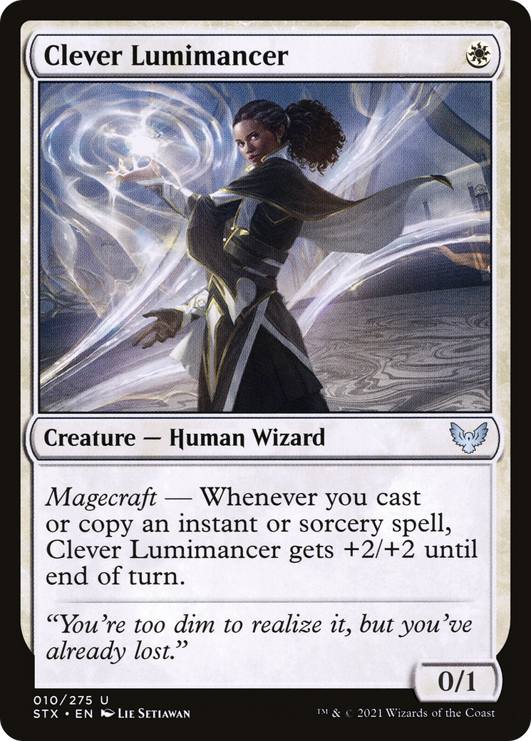 Clever Lumimancer (STX-010)  Foil - Strixhaven: School of Mages