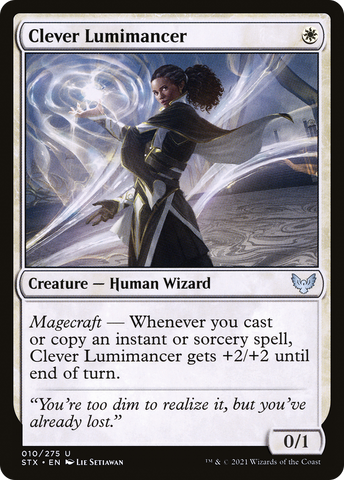 Clever Lumimancer (STX-010)  Foil - Strixhaven: School of Mages