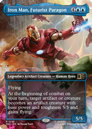 Iron Man, Futurist Paragon (Borderless) (MSC-501)  Foil - Commander: Marvel Super Heroes