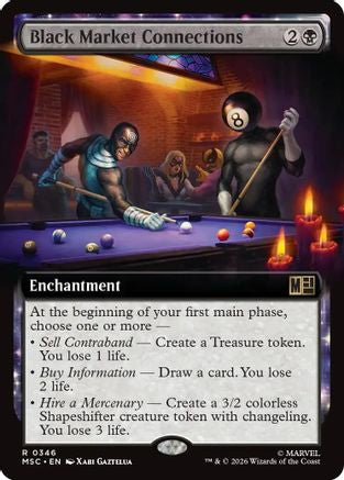 Black Market Connections (Extended Art) (MSC-346)  - Commander: Marvel Super Heroes