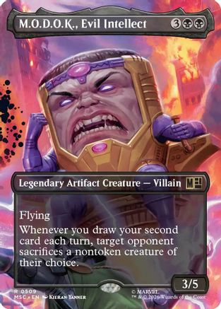 M.O.D.O.K., Evil Intellect (Borderless) (MSC-509)  - Commander: Marvel Super Heroes