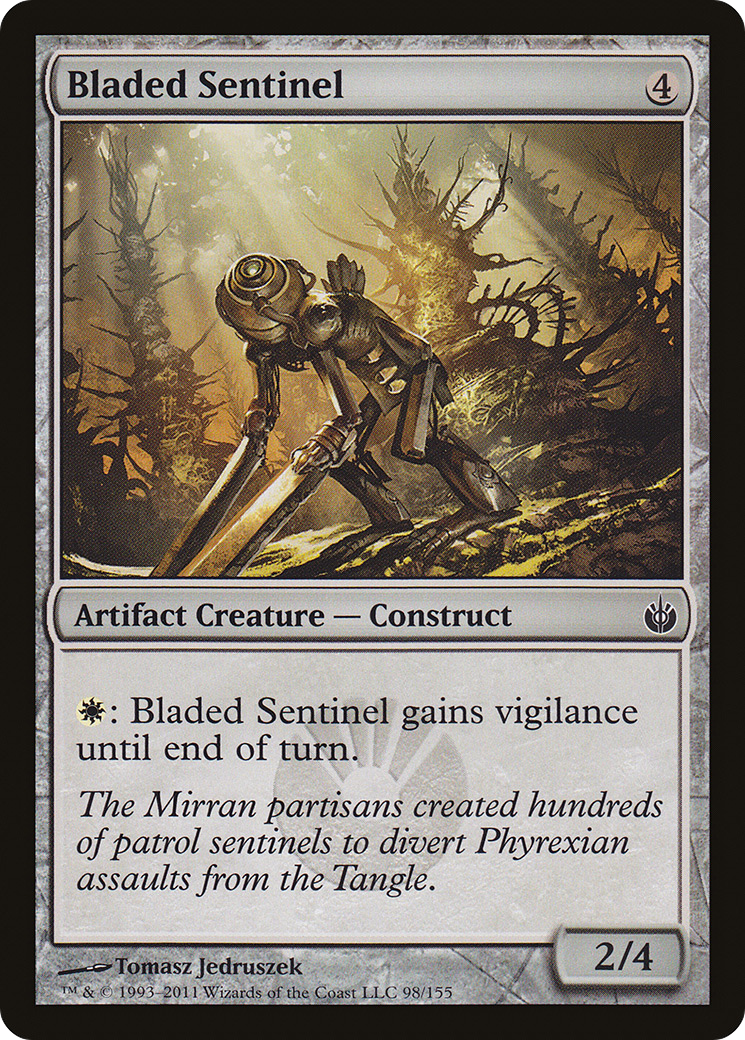 Bladed Sentinel (MBS-098)  - Mirrodin Besieged