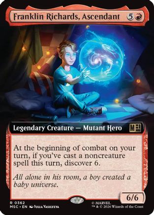 Franklin Richards, Ascendant (Extended Art) (MSC-362)  - Commander: Marvel Super Heroes
