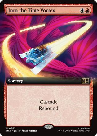 Into the Time Vortex (Extended Art) (MSC-363)  Foil - Commander: Marvel Super Heroes