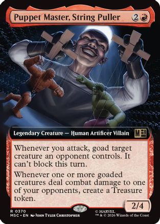 Puppet Master, String Puller (Extended Art) (MSC-370)  - Commander: Marvel Super Heroes