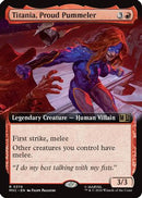Titania, Proud Pummeler (Extended Art) (MSC-374)  - Commander: Marvel Super Heroes