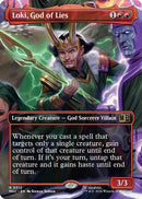 Loki, God of Lies (Borderless) (MSC-512)  - Commander: Marvel Super Heroes