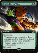 It's Clobberin' Time! (Extended Art) (MSC-381)  Foil - Commander: Marvel Super Heroes