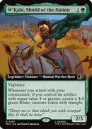 W'Kabi, Shield of the Nation (Extended Art) (MSC-387)  Foil - Commander: Marvel Super Heroes