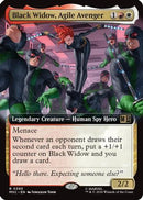 Black Widow, Agile Avenger (Extended Art) (MSC-395)  - Commander: Marvel Super Heroes