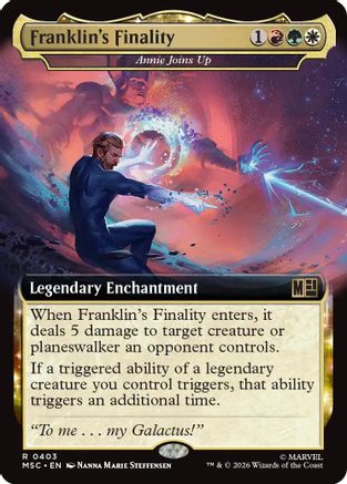 Franklin's Finality - Annie Joins Up (Extended Art) (MSC-403)  - Commander: Marvel Super Heroes