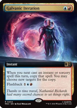 Galvanic Iteration (Extended Art) (MSC-404)  - Commander: Marvel Super Heroes