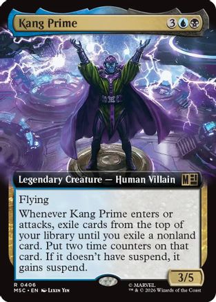 Kang Prime (Extended Art) (MSC-406)  - Commander: Marvel Super Heroes