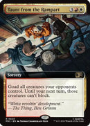 Taunt from the Rampart (Extended Art) (MSC-420)  Foil - Commander: Marvel Super Heroes