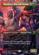 Absorbing Man and Titania (Borderless) (MSC-510)  Foil - Commander: Marvel Super Heroes