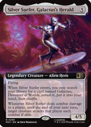Silver Surfer, Galactus's Herald (Extended Art) (MSC-293)  Foil - Commander: Marvel Super Heroes