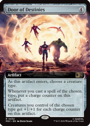 Door of Destinies (Extended Art) (MSC-432)  - Commander: Marvel Super Heroes