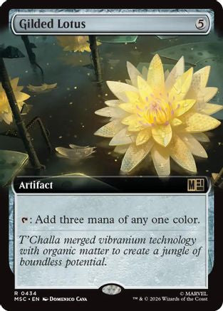 Gilded Lotus (Extended Art) (MSC-434)  - Commander: Marvel Super Heroes