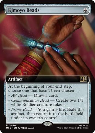 Kimoyo Beads (Extended Art) (MSC-440)  - Commander: Marvel Super Heroes