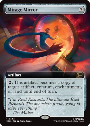 Mirage Mirror (Extended Art) (MSC-443)  - Commander: Marvel Super Heroes