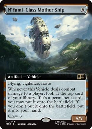 N'Yami-Class Mother Ship (Extended Art) (MSC-444)  - Commander: Marvel Super Heroes