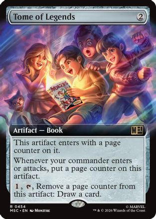 Tome of Legends (Extended Art) (MSC-454)  - Commander: Marvel Super Heroes