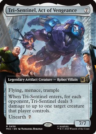 Tri-Sentinel, Act of Vengeance (Extended Art) (MSC-456)  - Commander: Marvel Super Heroes