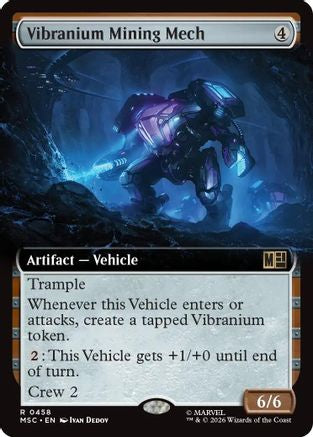 Vibranium Mining Mech (Extended Art) (MSC-458)  Foil - Commander: Marvel Super Heroes