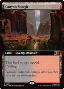 Canyon Slough (Extended Art) (MSC-463)  Foil - Commander: Marvel Super Heroes