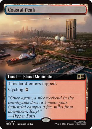 Coastal Peak (Extended Art) (MSC-467)  - Commander: Marvel Super Heroes