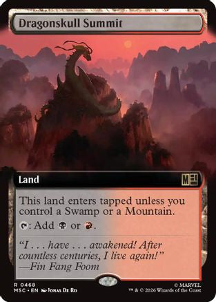 Dragonskull Summit (Extended Art) (MSC-468)  - Commander: Marvel Super Heroes