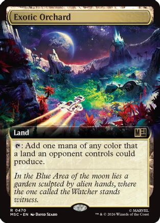 Exotic Orchard (Extended Art) (MSC-470)  - Commander: Marvel Super Heroes