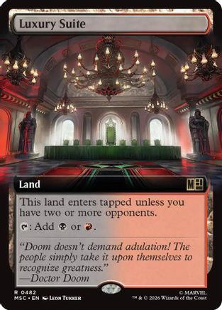 Luxury Suite (Extended Art) (MSC-482)  - Commander: Marvel Super Heroes