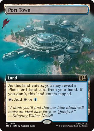 Port Town (Extended Art) (MSC-484)  - Commander: Marvel Super Heroes