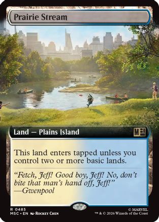 Prairie Stream (Extended Art) (MSC-485)  Foil - Commander: Marvel Super Heroes