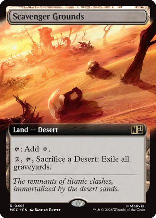 Scavenger Grounds (Extended Art) (MSC-491)  - Commander: Marvel Super Heroes
