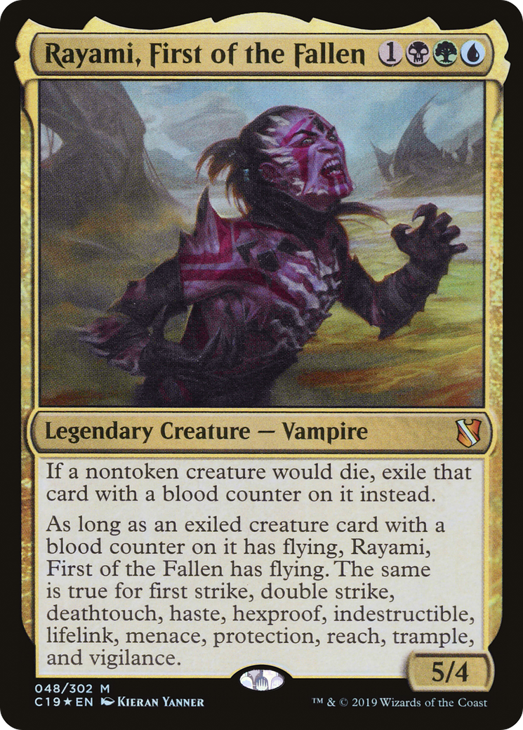 Rayami, First of the Fallen (C19-048)  Foil - Commander 2019
