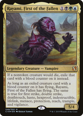 Rayami, First of the Fallen (C19-048)  Foil - Commander 2019