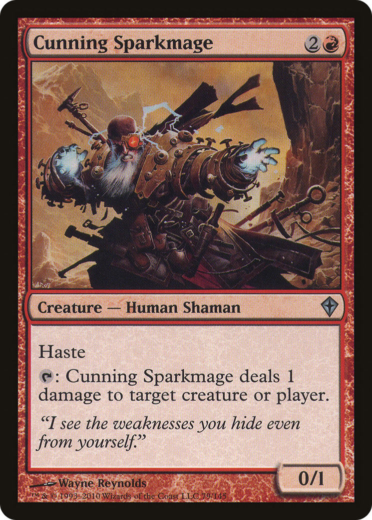 Cunning Sparkmage (WWK-079)  Foil - Worldwake