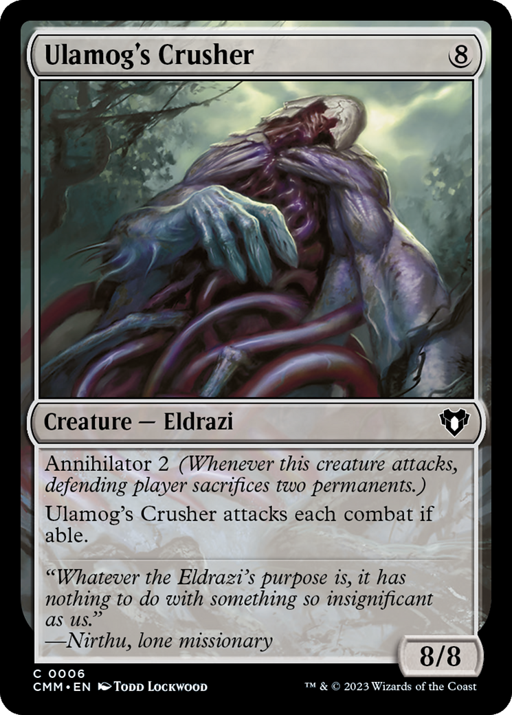 Ulamog's Crusher (CMM-006)  Foil - Commander Masters